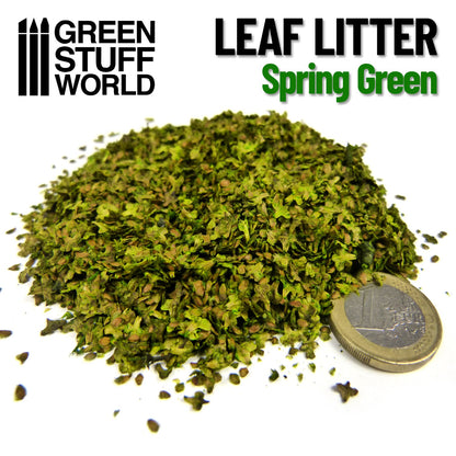 Feuilles Naturelles Grandes - Vert Printemps