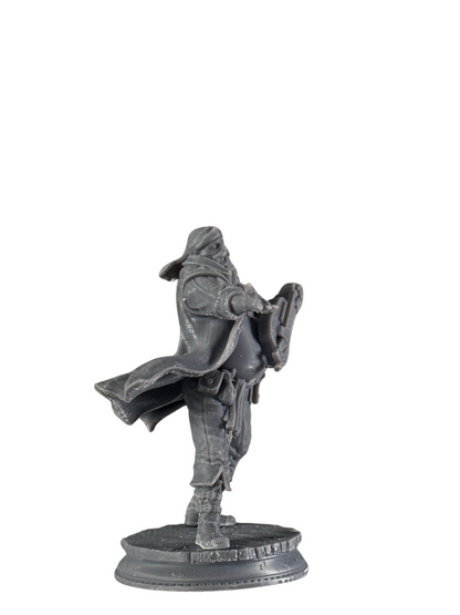 Humain pirate barde - imprimé 32mm