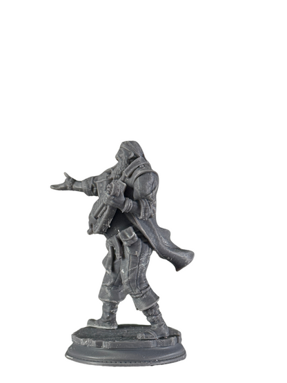 Humain pirate barde - imprimé 32mm
