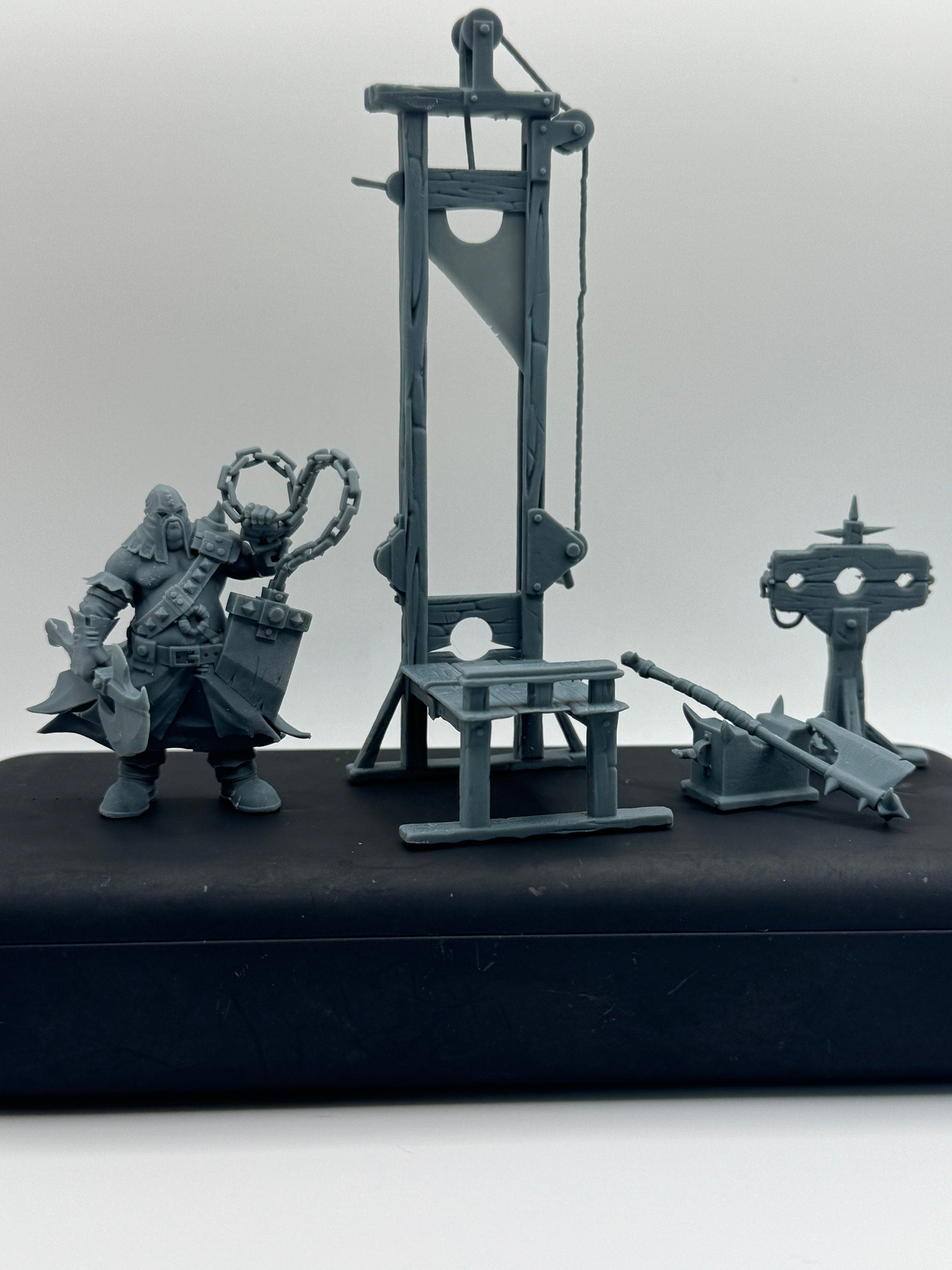 Bourreau et sa guillotine
