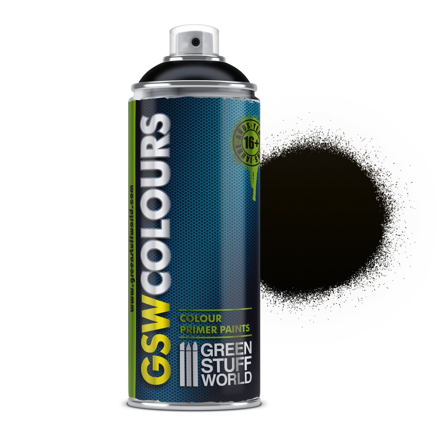 Spray d'Apprêt Noir Mat 400ml