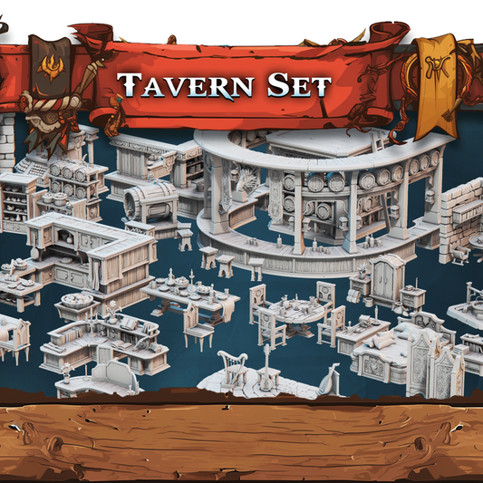 décor complet d'une taverne