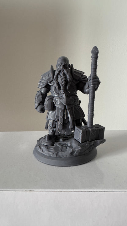 Guerrier Nain 75mm déjà monté