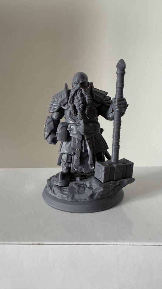 Guerrier Nain 75mm déjà monté