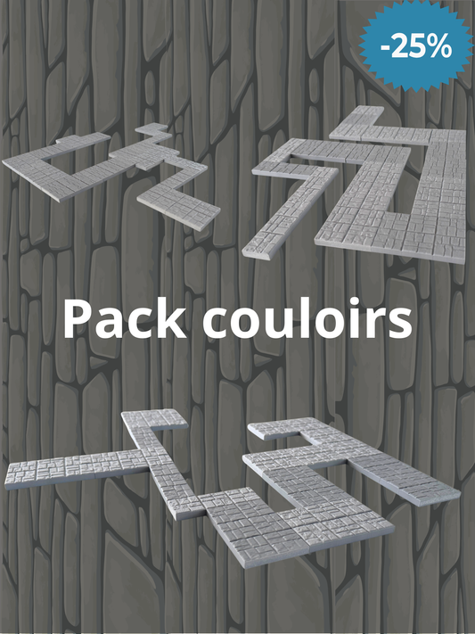 Pack couloirs bonus - Donjon modulaire