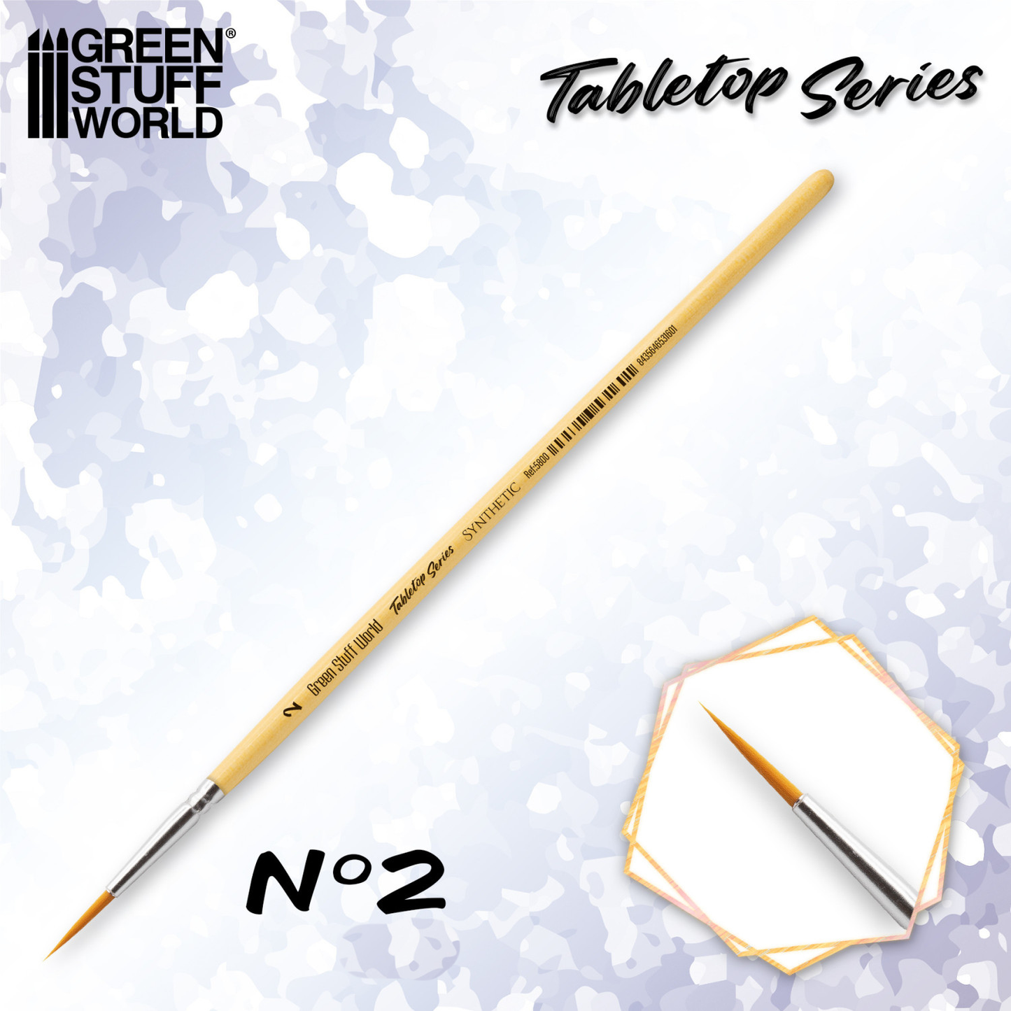 TABLETOP SERIES Pinceaux synthétiques 2