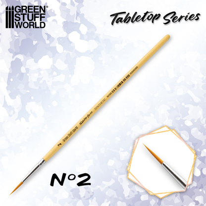 TABLETOP SERIES Pinceaux synthétiques 2