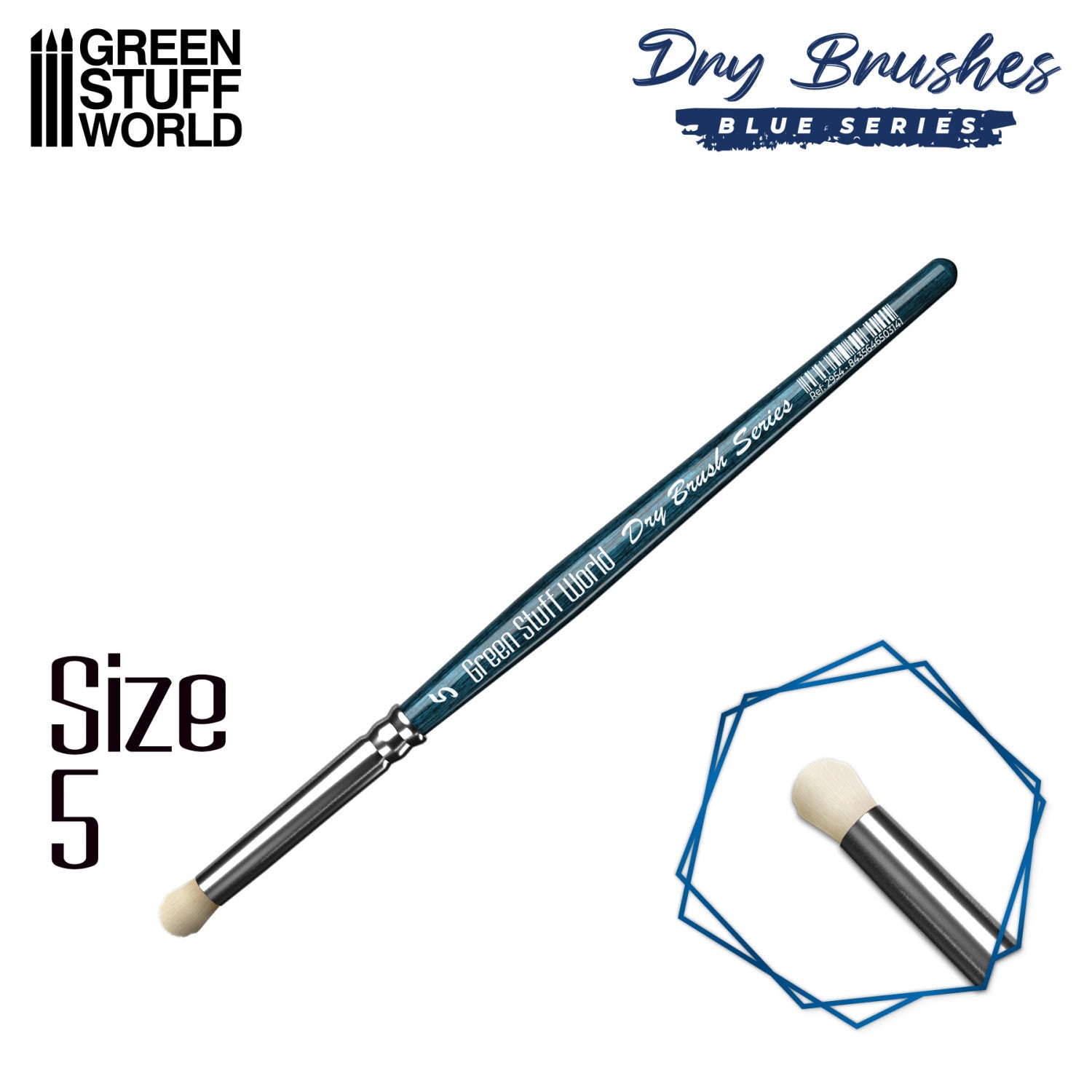 Pinceaux De Brossage BLEU SERIES - numéro 5