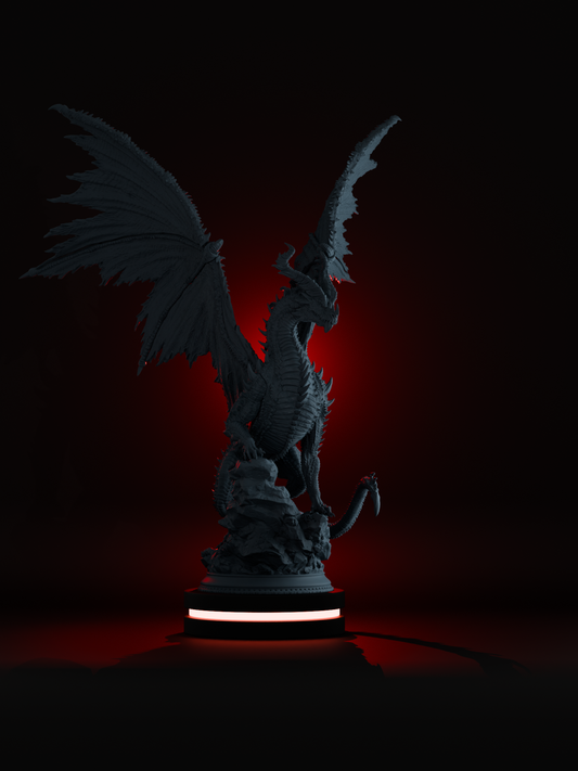 Dragon noir ancien