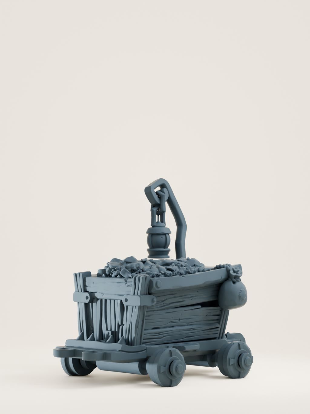 Tuiles Rails et chariots modulaires de mine