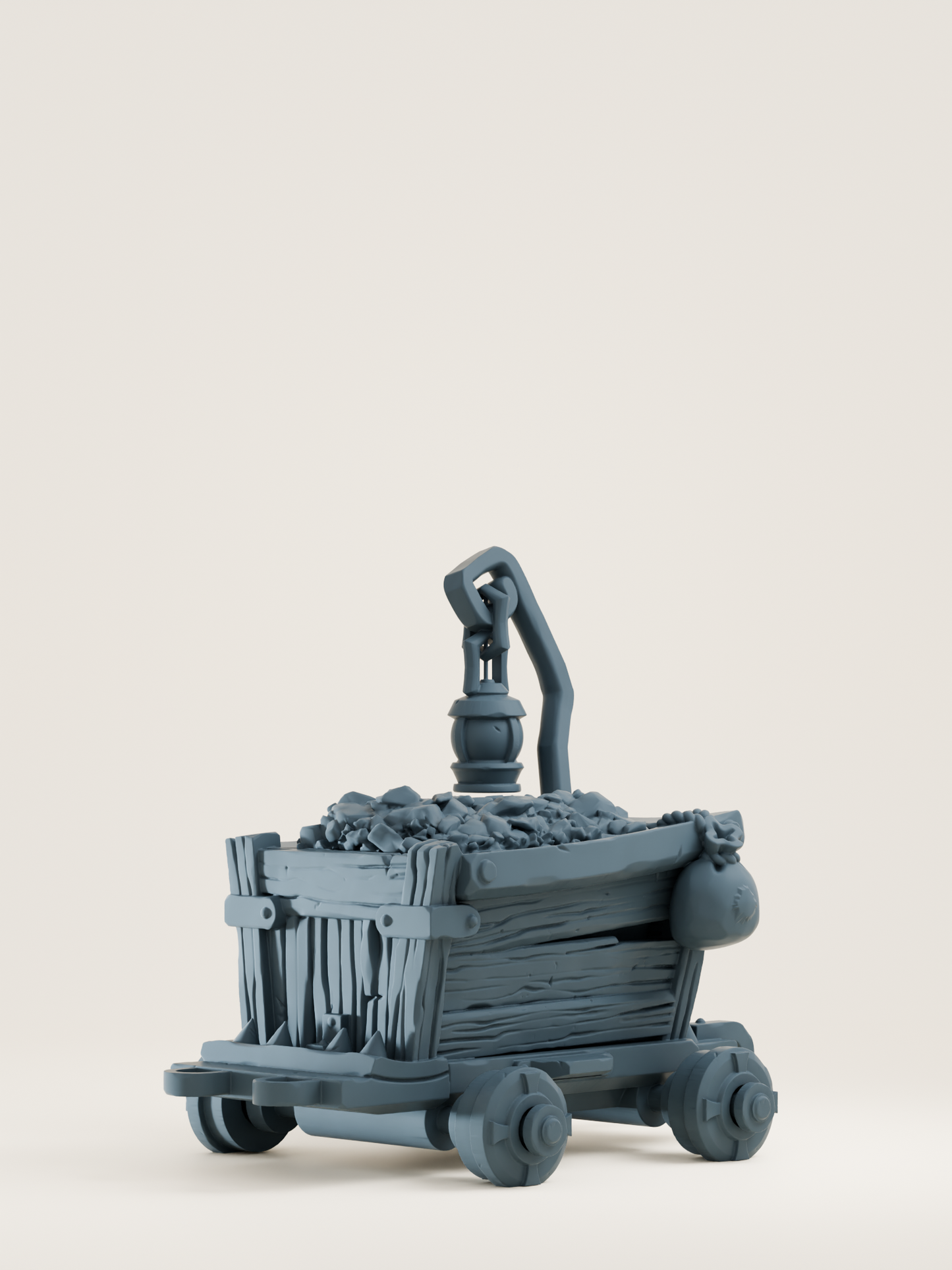 Tuiles Rails et chariots modulaires de mine