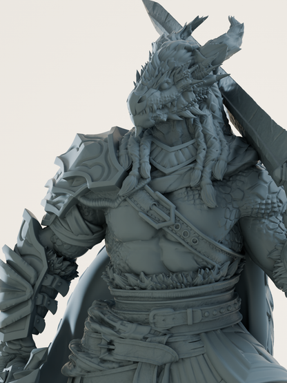 Drakeide noire barbare