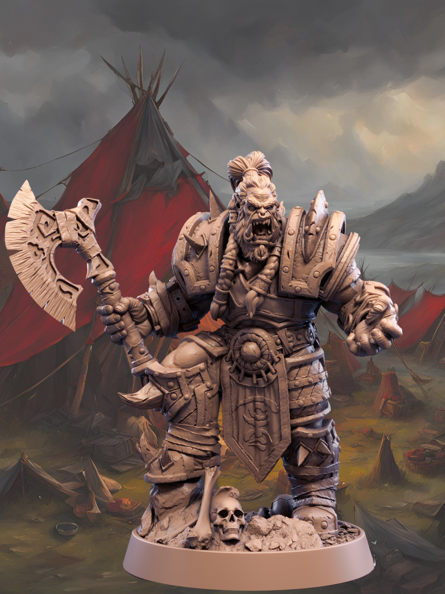 Set Orcs guerriers barbares