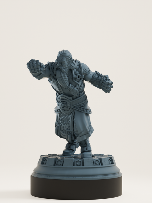 Nain pugiliste sombre