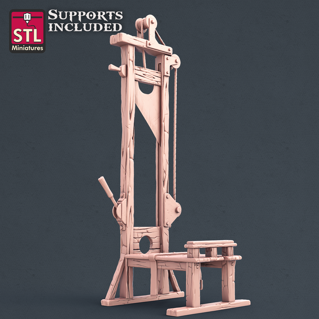 Bourreau et sa guillotine