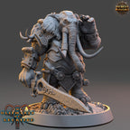 Set éléphant folk