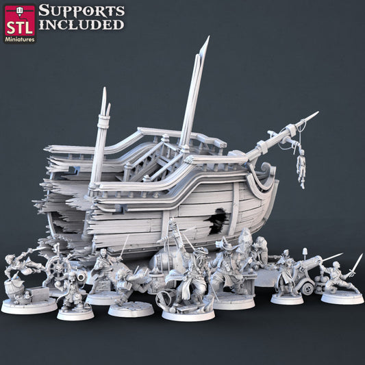 Set de pirate et décors