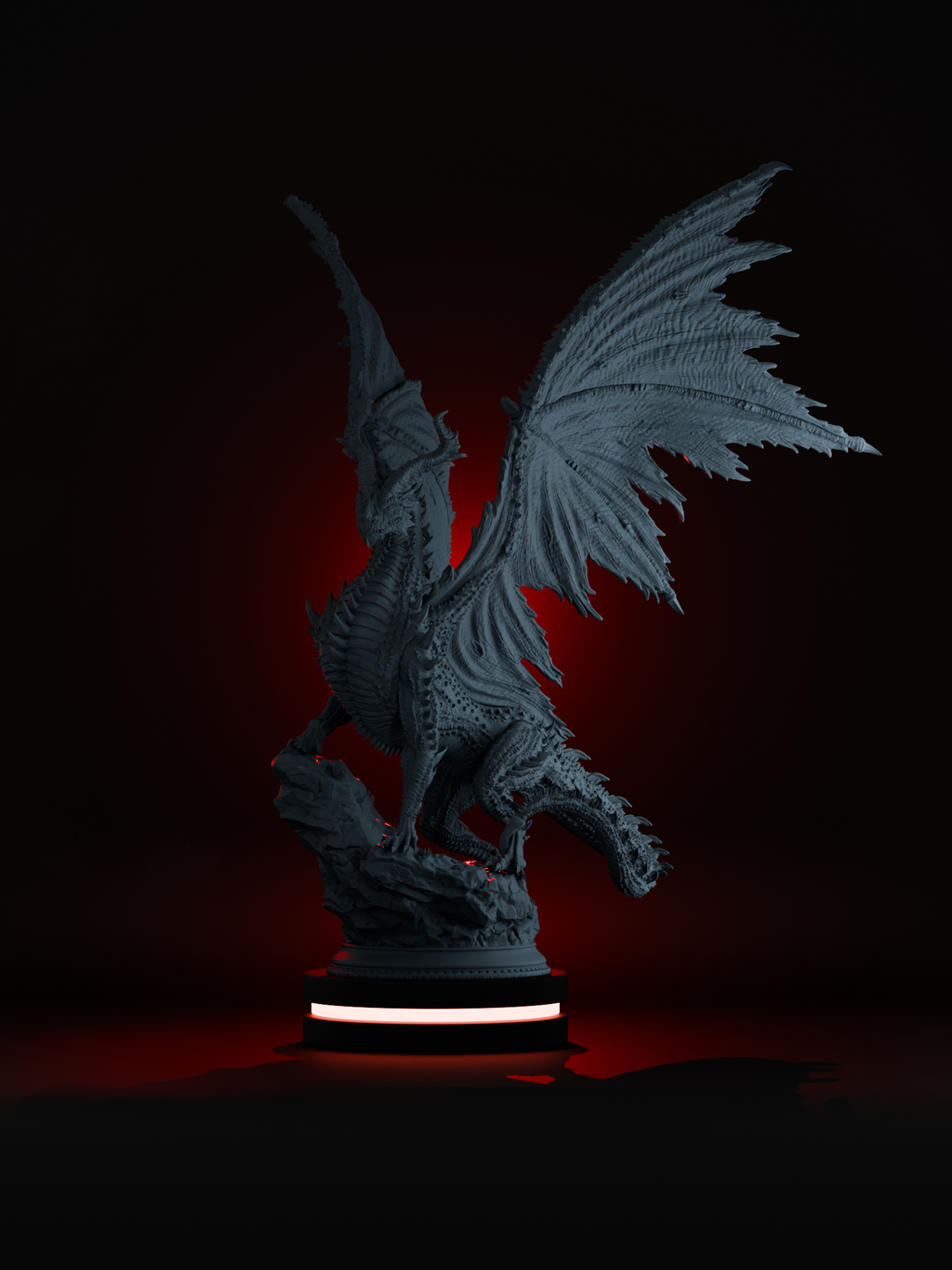 Dragon noir ancien