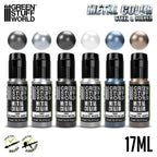 Set Peintures Metalliques - Argent