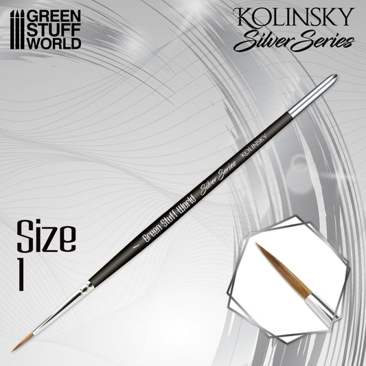 Pinceau Kolinsky SILVER SERIES - numéro 1