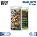 Touffes d'herbe - Tuft 2 mm - Brun Sec