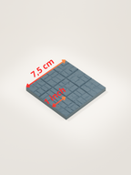 Tuile sol en pierre 3x3