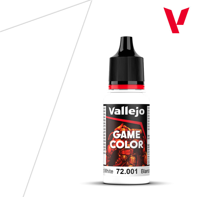 Pot de peinture Peinture Vallejo Game Color 72.001 Dead White - Blanc Squelette 18 ml