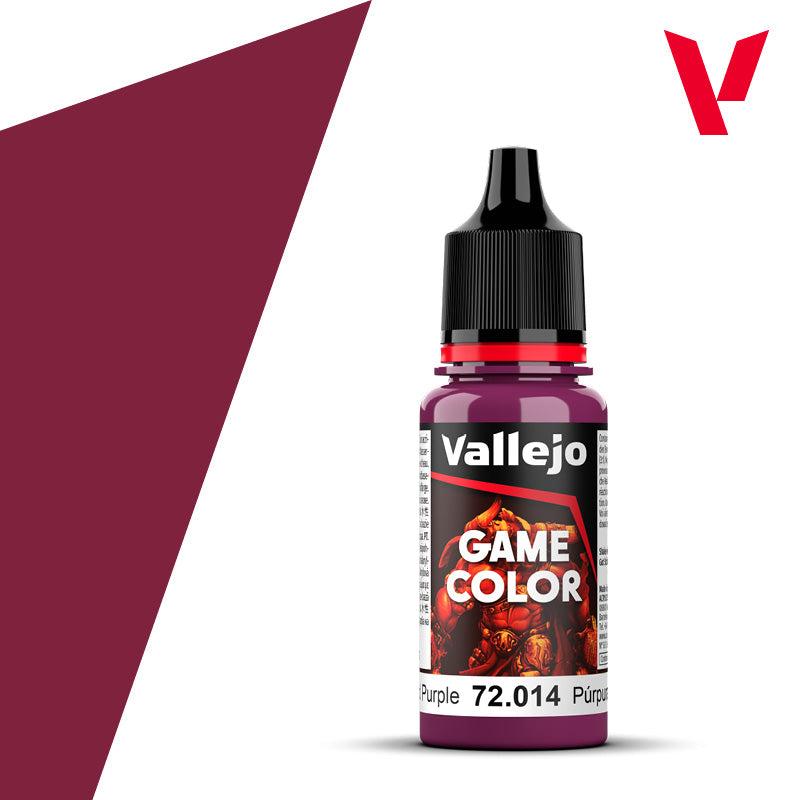 Pot de peinture Peinture Vallejo Game Color 72.014 Warlord Purple - Pourpre Violacé 18 ml