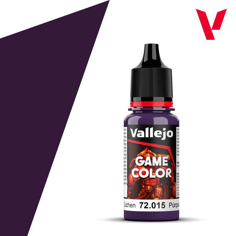 Pot de peinture Peinture Vallejo Game Color 72.015 Hexed Lichen - Mauve Funeste 18 ml