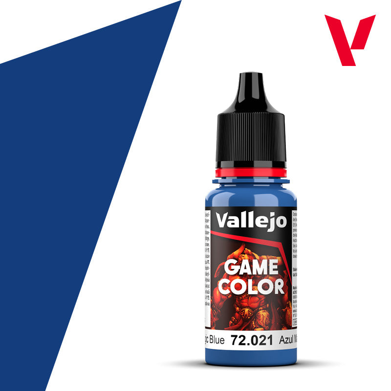 Pot de peinture Peinture Vallejo Game Color 72.021 Magic Blue - Bleu Magique 18 ml