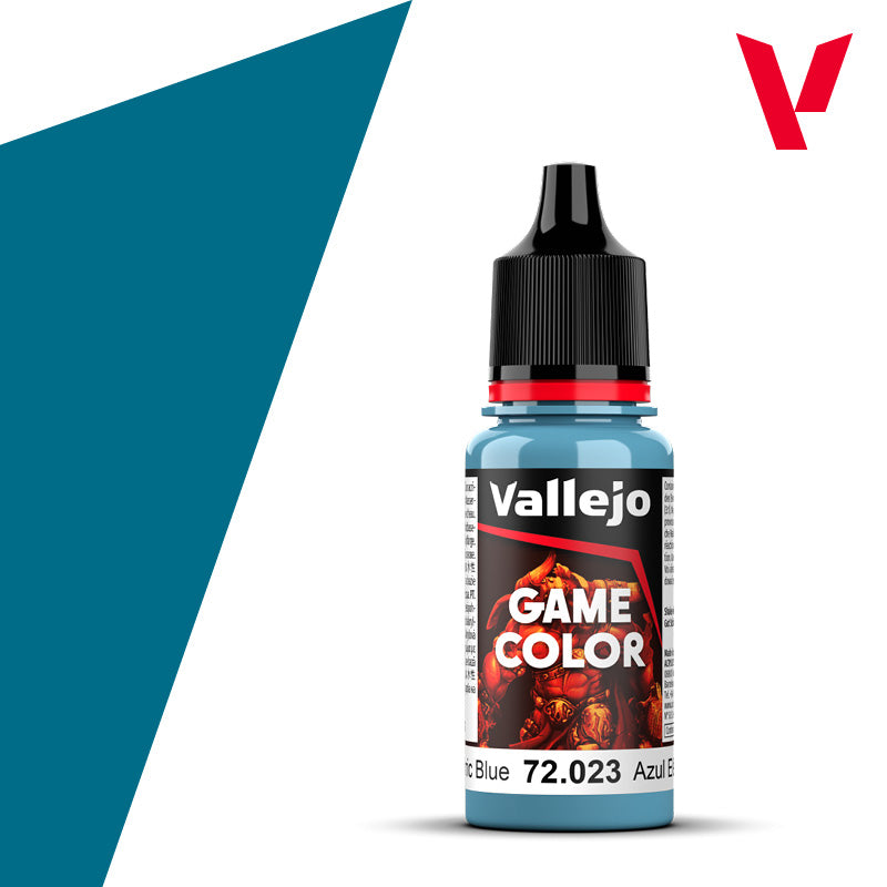 Pot de peinture Peinture Vallejo Game Color 72.023 Electric Blue - Bleu Electrique 18 ml