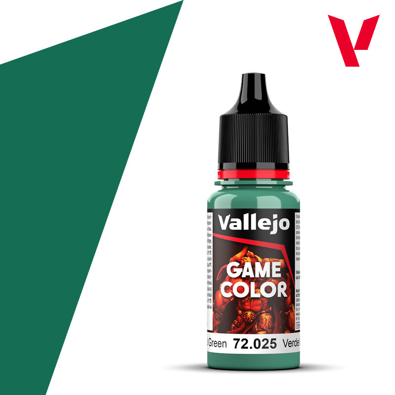 Pot de peinture Peinture Vallejo Game Color 72.025 Foul Green - Vert Immonde 18 ml