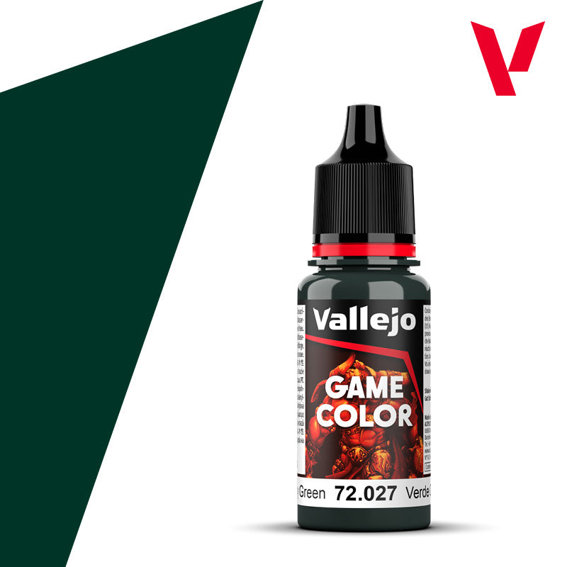 Pot de peinture Peinture Vallejo Game Color 72.027 Scurvy Green - Vert Carapace 18 ml