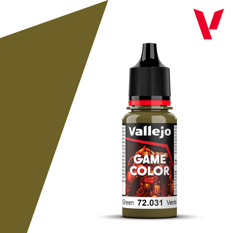 Pot de peinture Peinture Vallejo Game Color 72.031 Camouflage Green - Vert Camouflage 18 ml