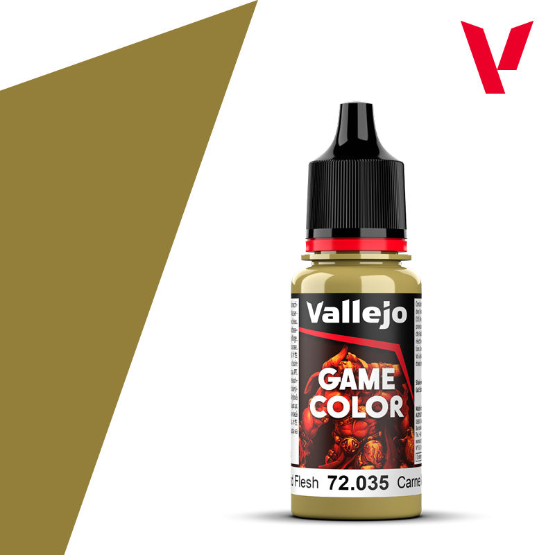 Pot de peinture Peinture Vallejo Game Color 72.035 Dead Flesh - Chair Avariée 18 ml
