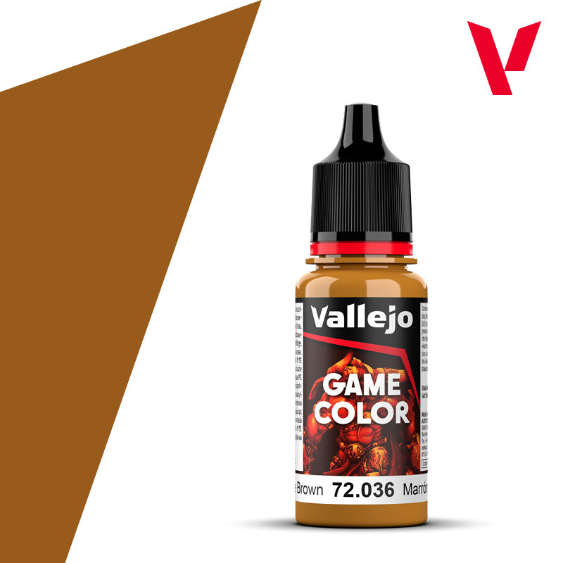 Pot de peinture Peinture Vallejo Game Color 72.036 Bronze Brown - Chair Hâlée 18 ml