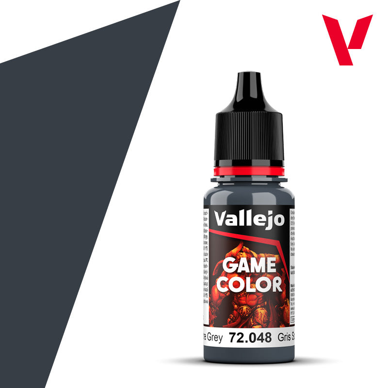 Pot de peinture Peinture Vallejo Game Color 72.048 Sombre Grey - Gris Sombre 18 ml