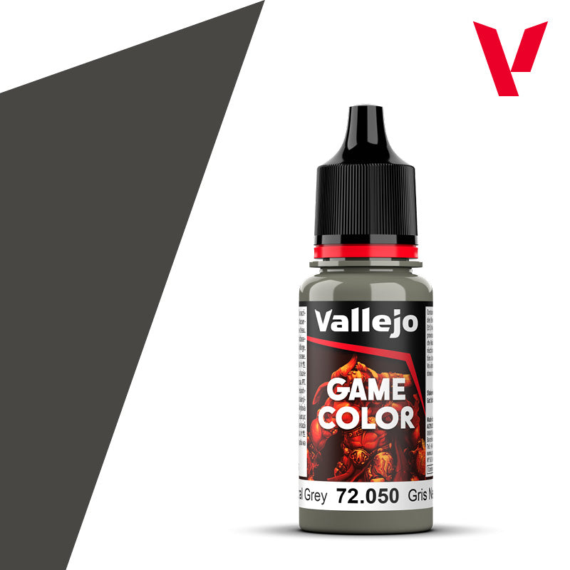 Pot de peinture Peinture Vallejo Game Color 72.050 Neutral Grey - Gris Froid 18 ml