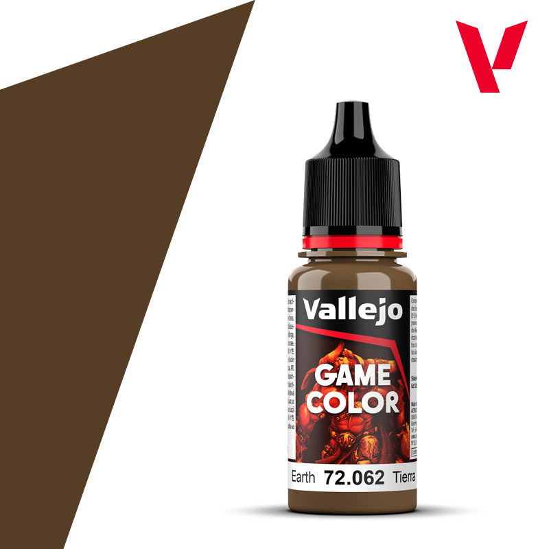 Pot de peinture Peinture Vallejo Game Color 72.062 Earth - Terre 18 ml