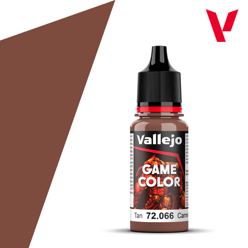 Pot de peinture Peinture Vallejo Game Color 72.066 Tan - Chair Brune 18 ml