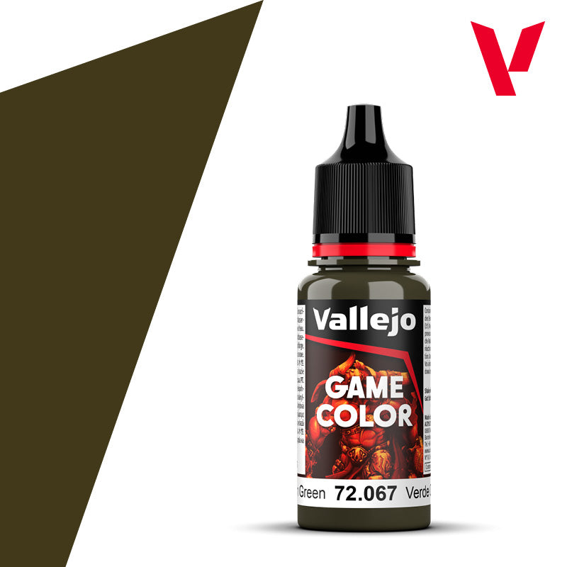 Pot de peinture Peinture Vallejo Game Color 72.067 Cayman Green - Vert Caïman 18 ml
