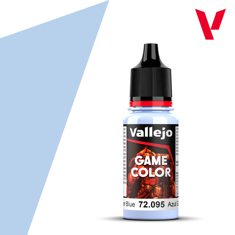 Pot de peinture Peinture Vallejo Game Color 72.095 Glacier Blue - Bleu Glace 18 ml