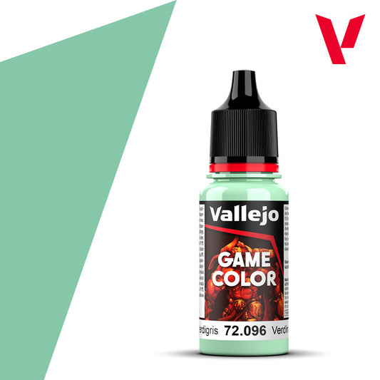 Pot de peinture Peinture Vallejo Game Color 72.096 Verdigris - Vert de Gris 18 ml
