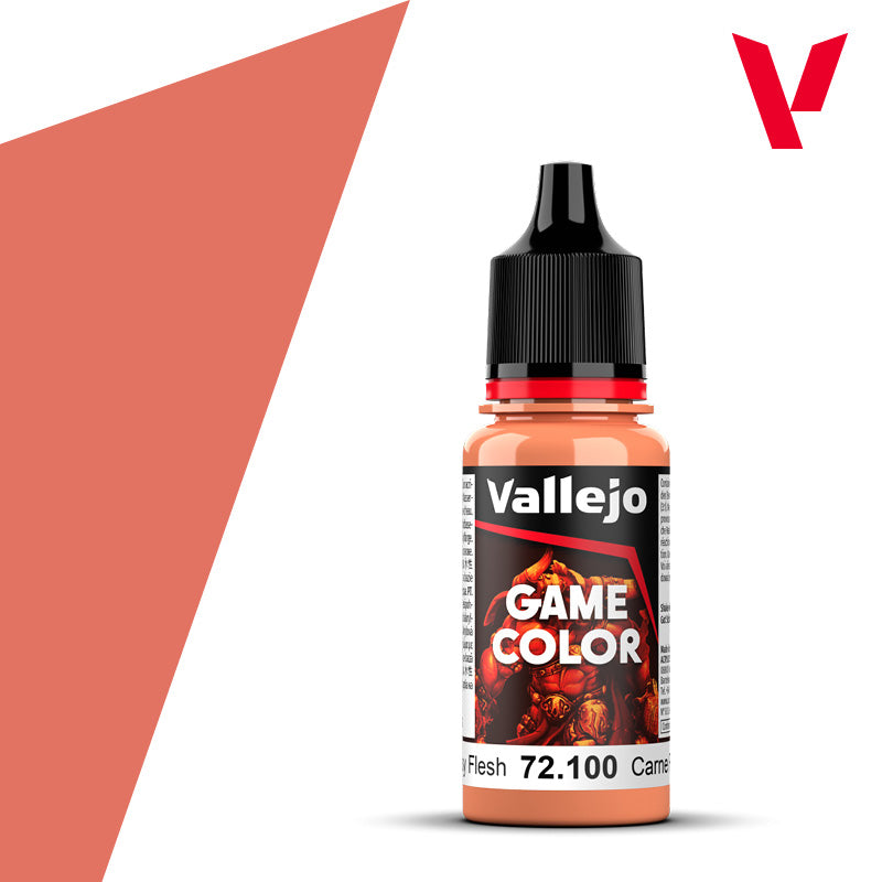 Pot de peinture Peinture Vallejo Game Color 72.100 Rosy Flesh - Chair Rose 18 ml