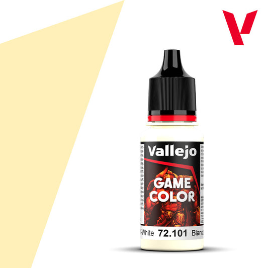 Pot de peinture Peinture Vallejo Game Color 72.101 Off White - Blanc Cassé 18 ml
