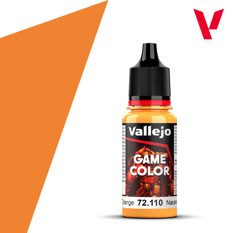 Pot de peinture Peinture Vallejo Game Color 72.110 Sunset Orange - Orange Sunset 18 ml