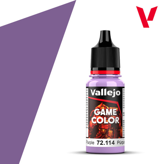 Pot de peinture Peinture Vallejo Game Color 72.114 Lustful Purple - Mauve Lubrique 18 ml