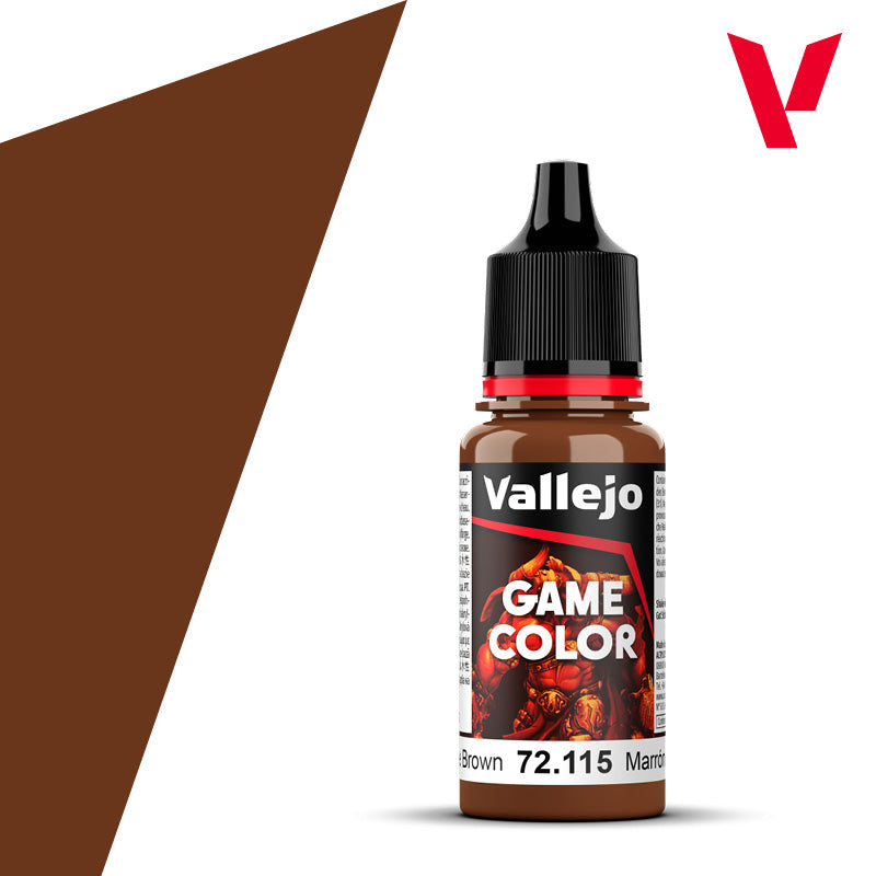 Pot de peinture Peinture Vallejo Game Color 72.115 Grunge Brown - Brun Grunge 18 ml