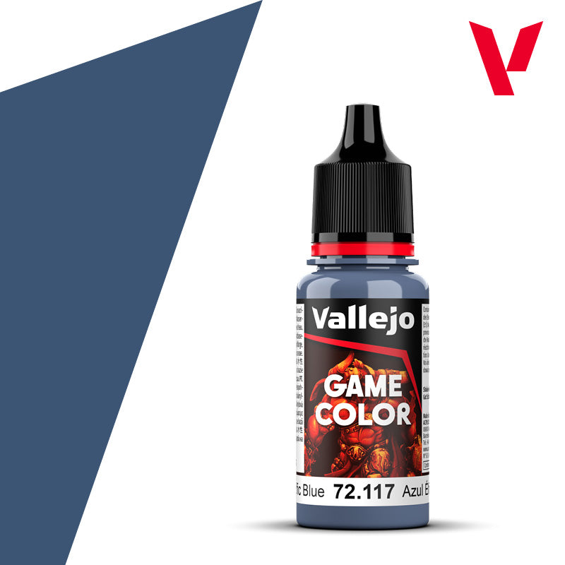 Pot de peinture Peinture Vallejo Game Color 72.117 Elfic Blue - Bleu Elfique 18 ml