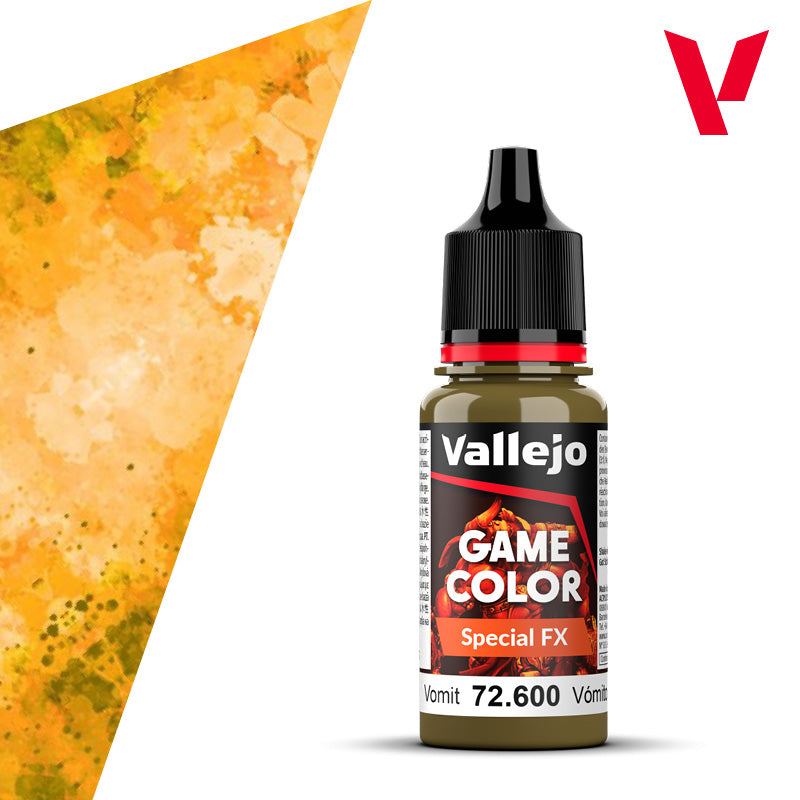 Pot de peinture Peinture Vallejo Game Color Special FX 72.600 Vomit - Vomi 18 ml